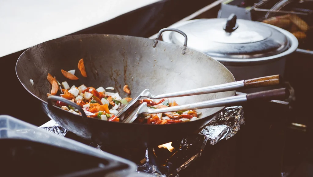 stir fry of vegetables